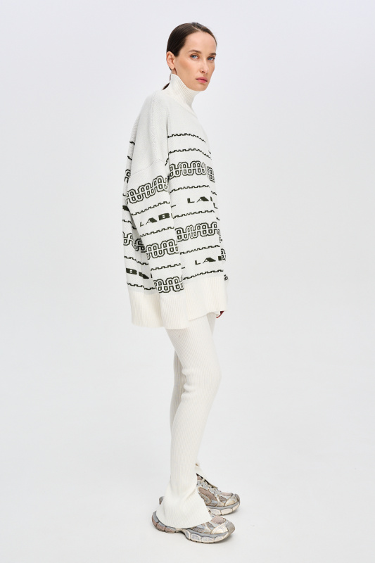 Брюки узкие вязаные с разрезами F/W 24/25 Брюки узкие вязаные с разрезами F/W 24/25